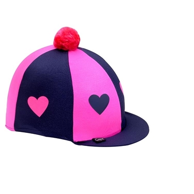 Lycra Hearts Hat Cover